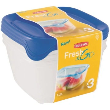 Curver glabāšanas konteineris Fresh & Go, 3 gab