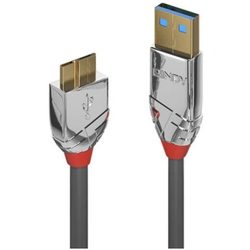 Lindy 36657 USB 3.2 Type A to Micro-B Cable 5Gbps 