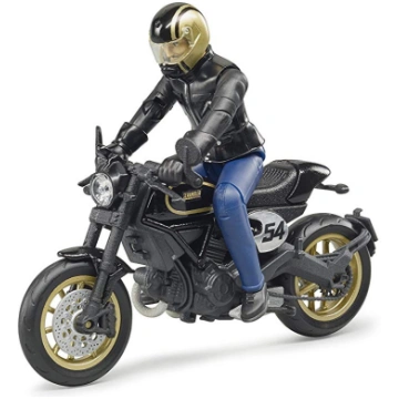 Bruder Scrambler Ducati Café Racer including Rider