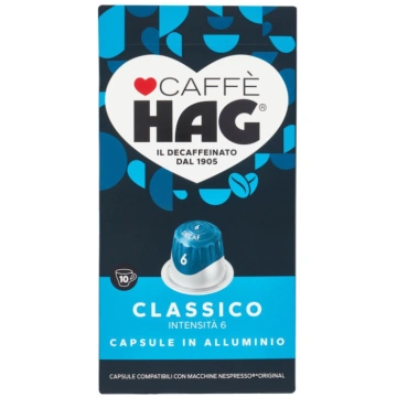 Hag 10 Capsule Alluminio Comp. Nespresso Classico 