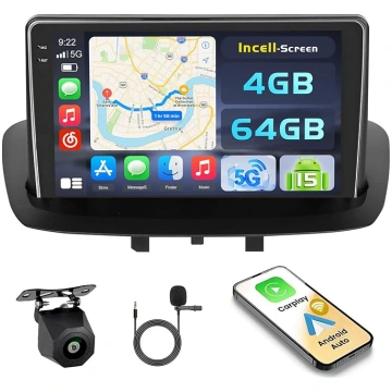 Android 15 4 + 64 GB auto radio Renault Megane 3 2