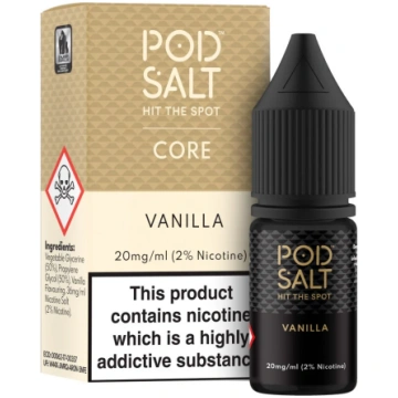 Vanilla Pod Salt Core 10ml nicotine salt e-liquid 