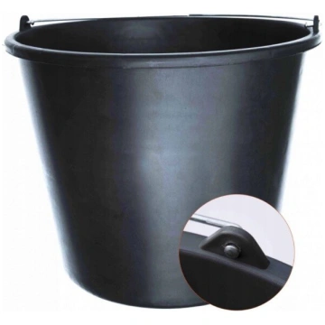 Plastmasas spainis 12 L, melns MLBB12
