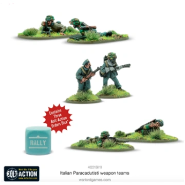 Bolt Action - Italian Paracadutisti Weapons Teams 