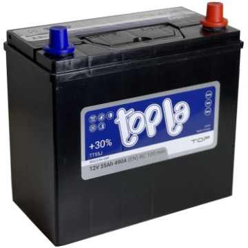Akumulators Topla TOP JIS TT55J, 12 V, 55 Ah, 490 