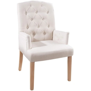 invicta INTERIOR Castle Elegant Armrest Chair Beig