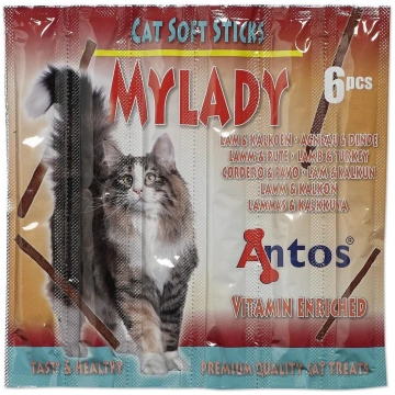 Kārumi kaķiem Antos Mylady Soft Sticks, jēra gaļa/