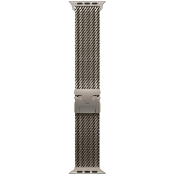 Apple 49mm Natural Titanium Milanese Loop - Large