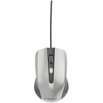 Gembird MOUSE USB OPTICAL BLACK/SILVER/MUS-4B-01-B