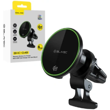 Blavec BHC-04B Qi2.2 25W Magnetic Car Holder with