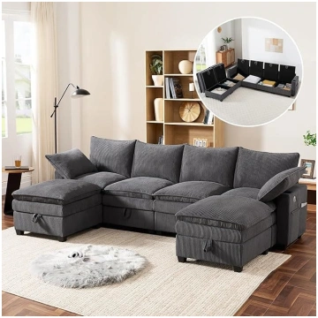 Bladez Modular Sofa Bed U-Shape Corner Sofa with S
