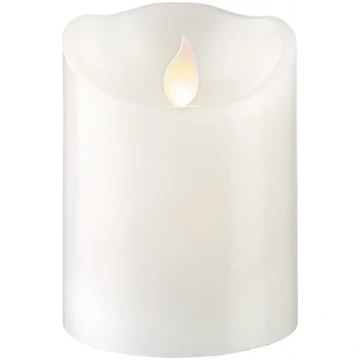LED Vaska svece Star Trading Glow, balta, 12,50cm,