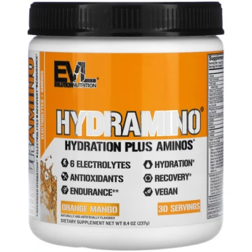 EVLution Nutrition, HydrAmino, Orange Mango, 8.4 o