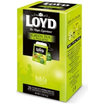 Zaļā tēja LOYD ar ananāsu g. FS 20 maisiņi x 1.7 g