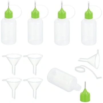 5 x adatas uzgaļa izspiedēja pudeles 30ml plastmas