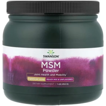 Swanson Vitamins, MSM Powder, Ready-Mix & Unflavor