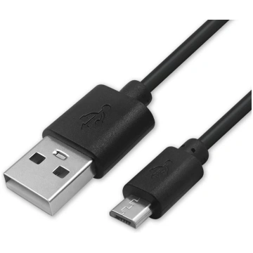 Qoltec USB A male cable | micro USB B male | 1m | 