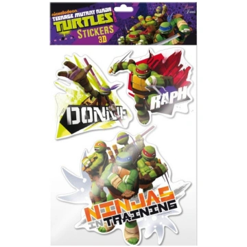 Ninja Turtles 1094 Lielas uzlīmes 3D (Ir Uz Vietas