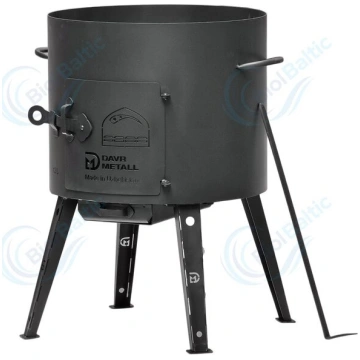 Krāsns kazanam Davr Metall, d-40 cm, melna