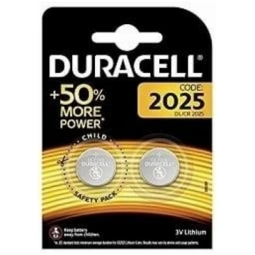 DURACELL Baterijas Duracell. CR2025. 2 gab