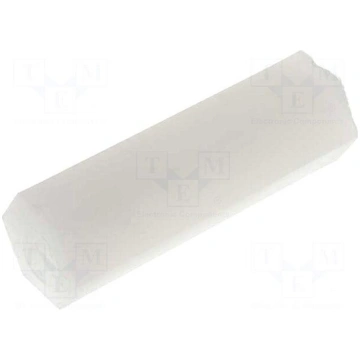 Screwed spacer sleeve | hexagonal | polyamide | M3