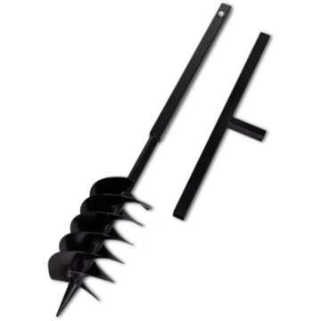 Zemes Urbis ar Rokturi 150 mm un 3 Spirālēm, Melns