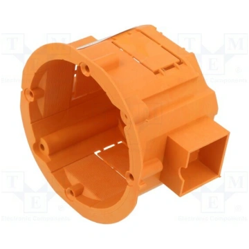 Enclosure: junction box; Ø: 60mm; Z: 45mm; plaster
