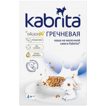 Kabrita griķu putra uz kazas piena bāzes (4m+)