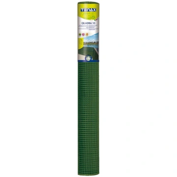 Žoga siets Tenax Quadra 10, 500 cm x 100 cm, zaļa 