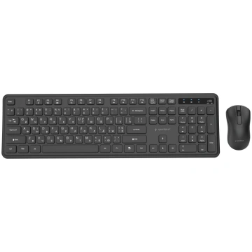 Gembird KEYBOARD +MOUSE WRL CYRILLIC/BK KBS-WPS-01