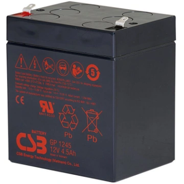 Akumulators 12V 4.5Ah spailes F1 Pb CSB CSB Batter