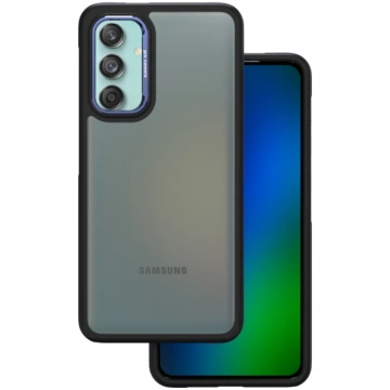 Crystal Black case for Samsung Galaxy M55 5G blue 