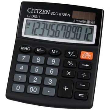 Kalkulators Citizen SDC-812BN, 100x125x34mm | CIT8