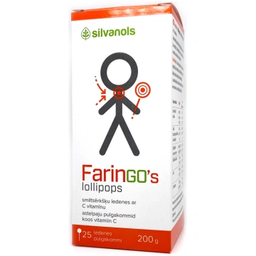 Silvanols FarinGo’s lollipops smiltsērkšķu ledenes