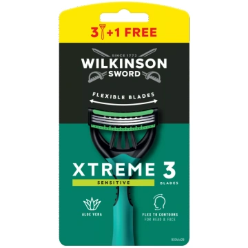 WILKINSON SWORD Xtreme 3 Sensitive Men"s (3+1) vie