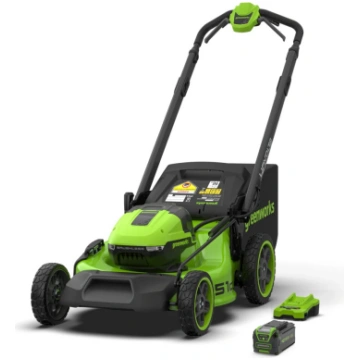 Akumulatora zāles pļāvēja pašgājējs Greenworks LM5