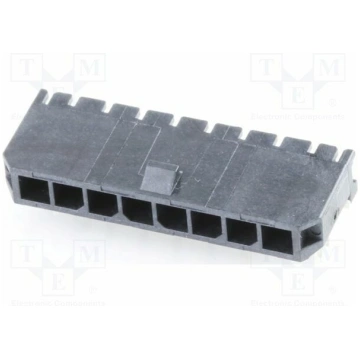 Connector: wire-board; plug; male; PIN: 8; MICRO; 