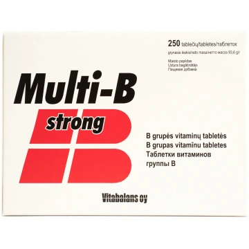 Multi B Strong, 250 tabletes