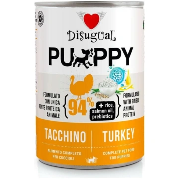 Disugual Cane Puppy Monoproteico Tacchino - Lattin