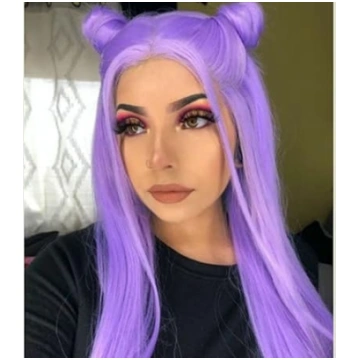 Kylie Frizūra Violeta sintētisko mežģīņu priekšējā