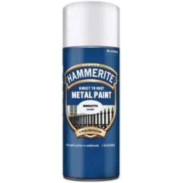 Krāsa Hammerite Smooth 400ml sudraba
