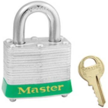 3KAMKGRN | Laminated Steel padlock - Keyed Alike a