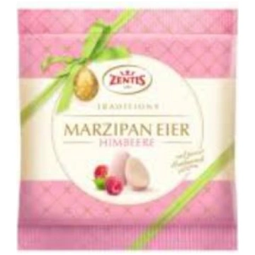 Konfektes marcipāna oliņas aveņu 125g L.D
