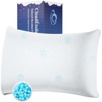 CloudÉtoile Memory Foam spilvens, regulējama augst