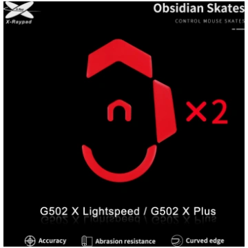 Datorpeles pēdas X-raypad Obsidian Skates Logitech