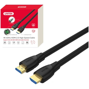 Kabelis Unitek Hdmi - Hdmi 10m Melns (c11043bk)