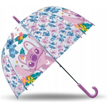 Lietussargs Caurspīdīga Manualna 46cm Stitch St000