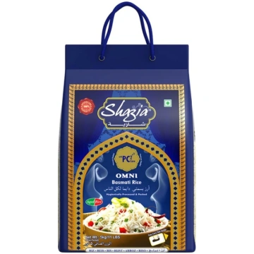 Basmati Rīsi Omni Shazia 5.0 kg Indija