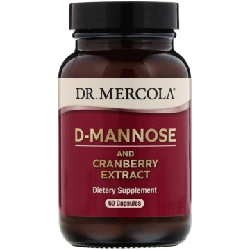 DR. MERCOLA D-mannoze ar dzērvenēm (60 kapsulas)