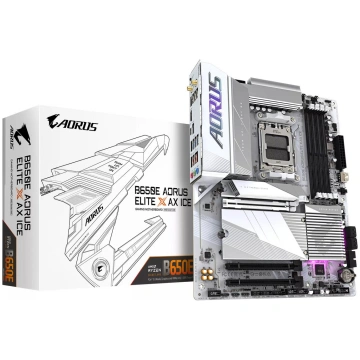 Pamatplate GIGABYTE B650E AORUS ELITE X AX ICE, AM